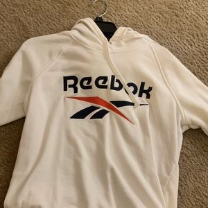 White Reebok Hoodie